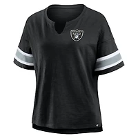 Women's Fanatics Black Las Vegas Raiders Redzone Curl Route T-Shirt