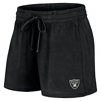 Pack combiné t-shirt et short Fanatics noirs Las Vegas Raiders Start to Finish pour femmes