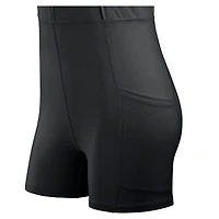 Robe athlétique à demi-zip Fanatics noire Las Vegas Raiders Studio Boost pour femmes