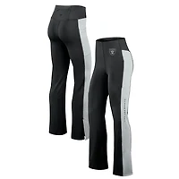 Legging évasé ajusté Fanatics pour femmes, noir, Las Vegas Raiders Studio