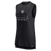 Fanatics pour femmes noirs Las Vegas Raiders True Contender - Débardeur