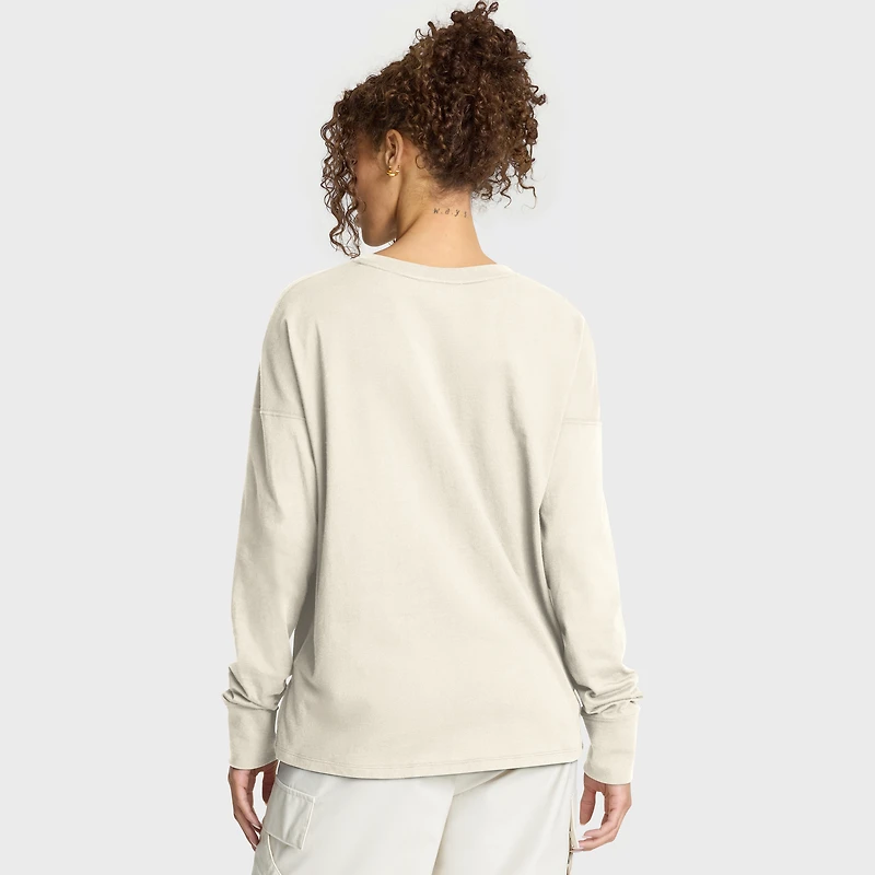 Women's Fanatics Cream Las Vegas Raiders Dove Legacy Long Sleeve T-Shirt