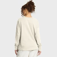 Women's Fanatics Cream Las Vegas Raiders Dove Legacy Long Sleeve T-Shirt