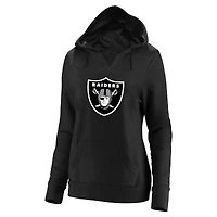 Women's Fanatics Fernando Mendoza Black Las Vegas Raiders Plus Player Name & Number V-Neck Hoodie