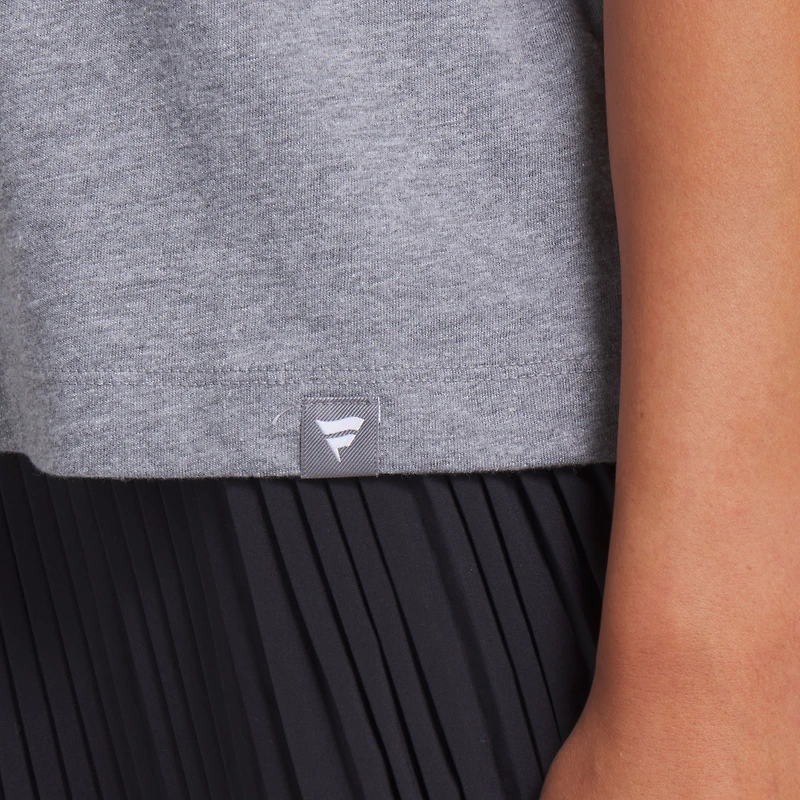 T-shirt boxy tri-blend gris chiné Fanatics pour femme