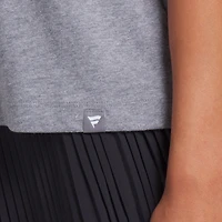 T-shirt boxy tri-blend gris chiné Fanatics pour femme