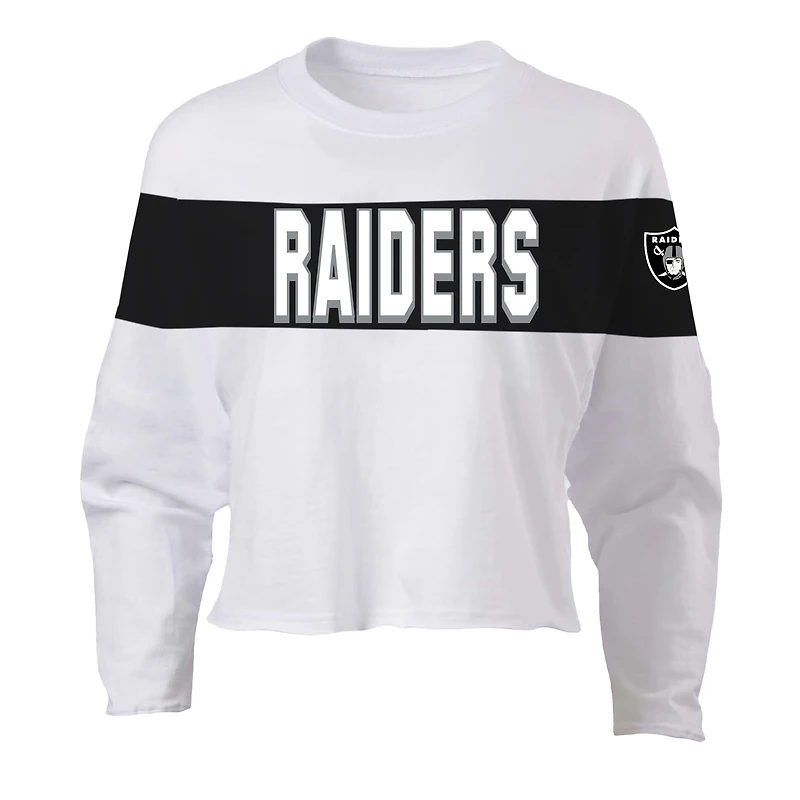 Women's Fanatics Maxx Crosby Ash Las Vegas Raiders Plus Name & Number T-Shirt