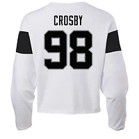 Women's Fanatics Maxx Crosby Ash Las Vegas Raiders Plus Name & Number T-Shirt