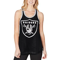 Women's G-III 4Her by Carl Banks Black Las Vegas Raiders Tater Tank Top