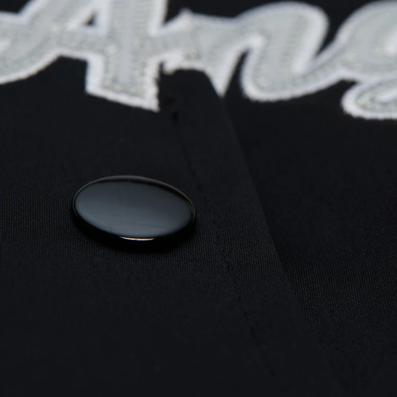 Women's Mitchell & Ness  Black Las Vegas Raiders Full-Snap Satin Jacket