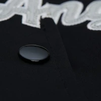 Women's Mitchell & Ness  Black Las Vegas Raiders Full-Snap Satin Jacket