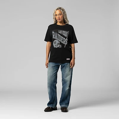 Women's Mitchell & Ness Black Las Vegas Raiders Team Dynamic Boyfriend T-Shirt