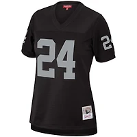 Maillot pour femme Mitchell & Ness Charles Woodson noir Las Vegas Raiders Legacy Replica Team