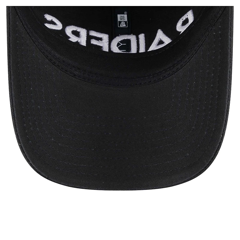 Casquette ajustable Cece 9TWENTY noire des Las Vegas Raiders de New Era pour femme