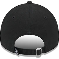 Casquette réglable New Era Las Vegas Raiders Leaves 9TWENTY noire pour femme