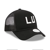Casquette ajustable 9FORTY noire Las Vegas Raiders McGee Trucker New Era pour femme