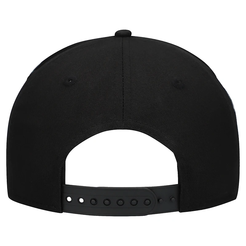 Casquette ajustable New Era noire Las Vegas Raiders Stardom A-Frame 9FORTY pour femme