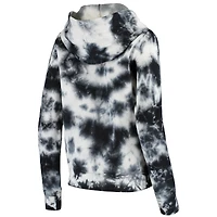 Sweat à capuche zippé en molleton noir Las Vegas Raiders New Era pour femme