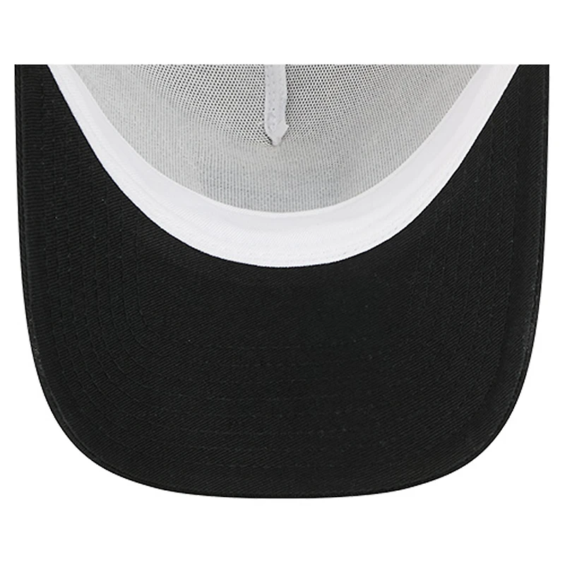 Women's New Era White/Black Las Vegas Raiders Friendship Bracelet 9FORTY Adjustable Hat