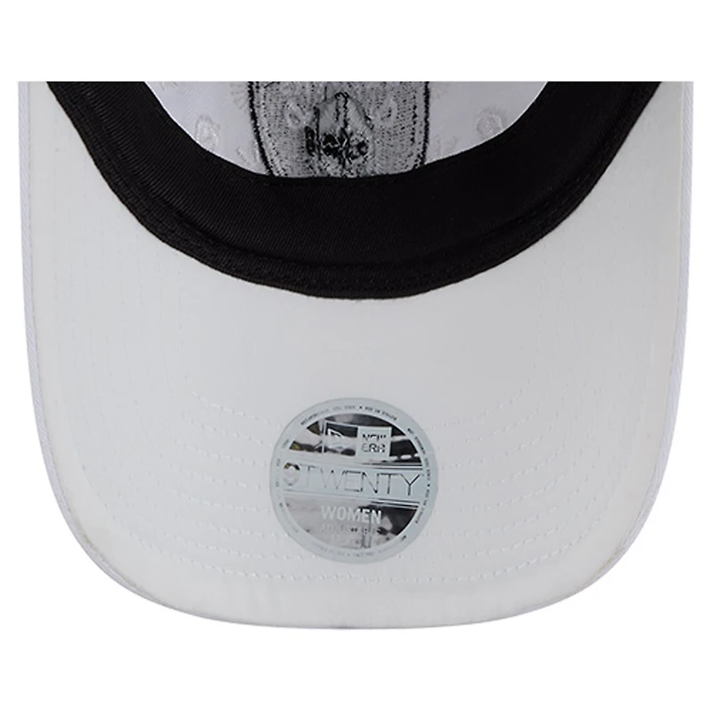 Casquette ajustable 9TWENTY à imprimé floral des Las Vegas Raiders de New Era pour femme