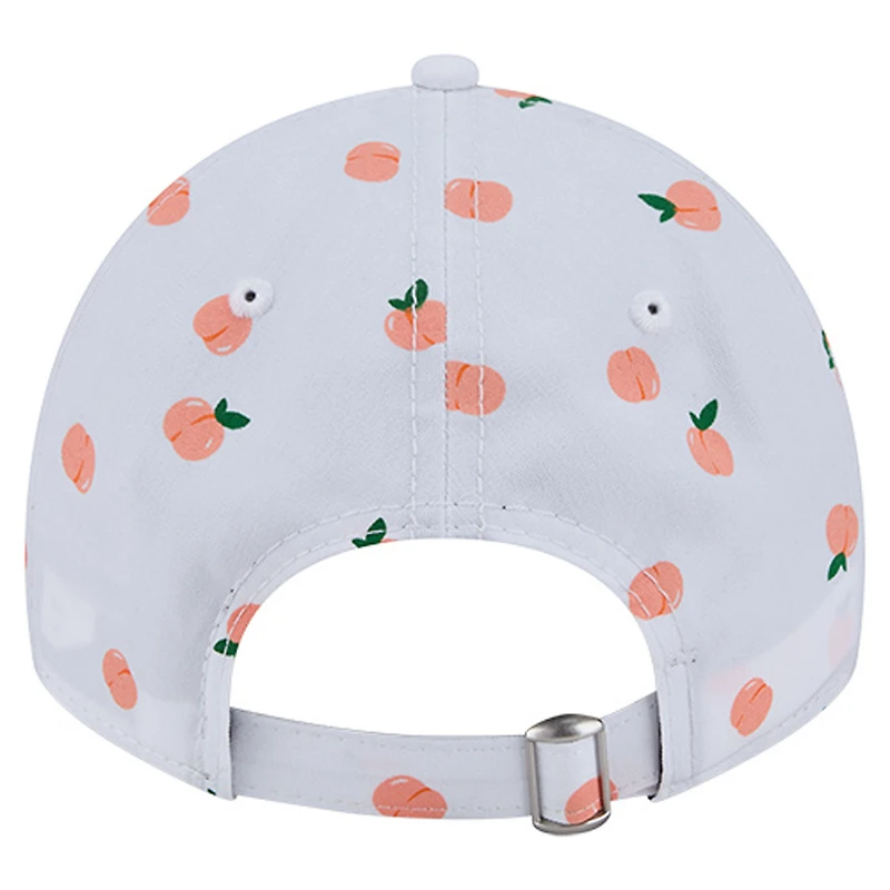 Casquette ajustable 9TWENTY blanche à motif de fruits des Las Vegas Raiders de New Era pour femme