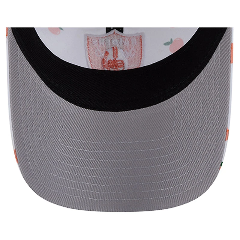 Women's New Era  White Las Vegas Raiders Fruit Pattern 9TWENTY Adjustable Hat