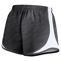 Short Nike Tempo Dri-FIT Anthracite pour femme des Las Vegas Raiders