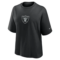 Women's Nike Black Las Vegas Raiders Boxy T-Shirt