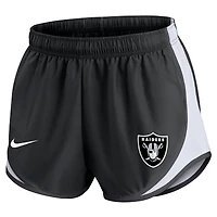 Short Nike Las Vegas Raiders Performance Tempo pour femme - Noir