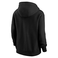Women's Nike Black Las Vegas Raiders Phoenix Rewind Full-Zip Hoodie