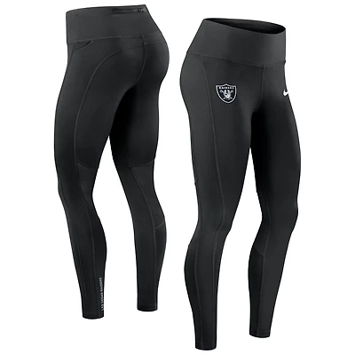 Women's Nike Black Las Vegas Raiders Primetime Epic Fast Dri-FIT Leggings