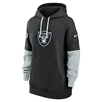 Women's Nike Black Las Vegas Raiders Sideline Essential Hoodie