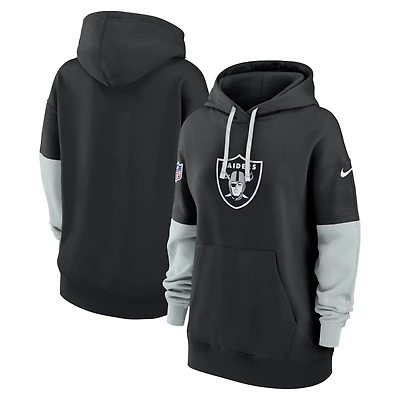 Women's Nike Black Las Vegas Raiders Sideline Essential Hoodie