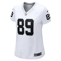 Women's Nike Brock Bowers  White Las Vegas Raiders Game Jersey