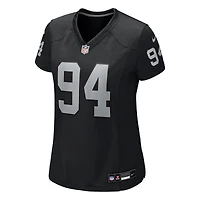 Women's Nike Christian Wilkins Black Las Vegas Raiders Team Game Jersey