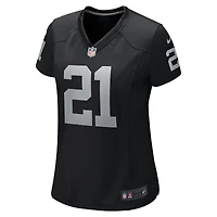 Women's Nike Cliff Branch Black Las Vegas Raiders Retired Player Game Jersey