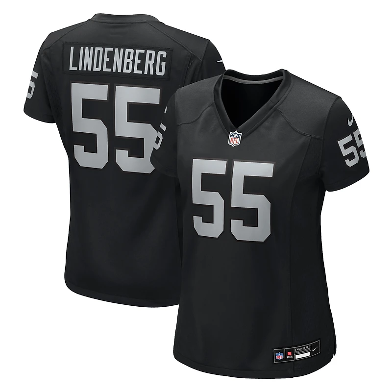 Women's Nike Cody Lindenberg  Black Las Vegas Raiders Team Game Jersey