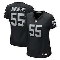 Women's Nike Cody Lindenberg  Black Las Vegas Raiders Team Game Jersey