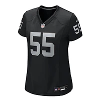 Women's Nike Cody Lindenberg  Black Las Vegas Raiders Team Game Jersey