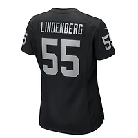 Women's Nike Cody Lindenberg  Black Las Vegas Raiders Team Game Jersey