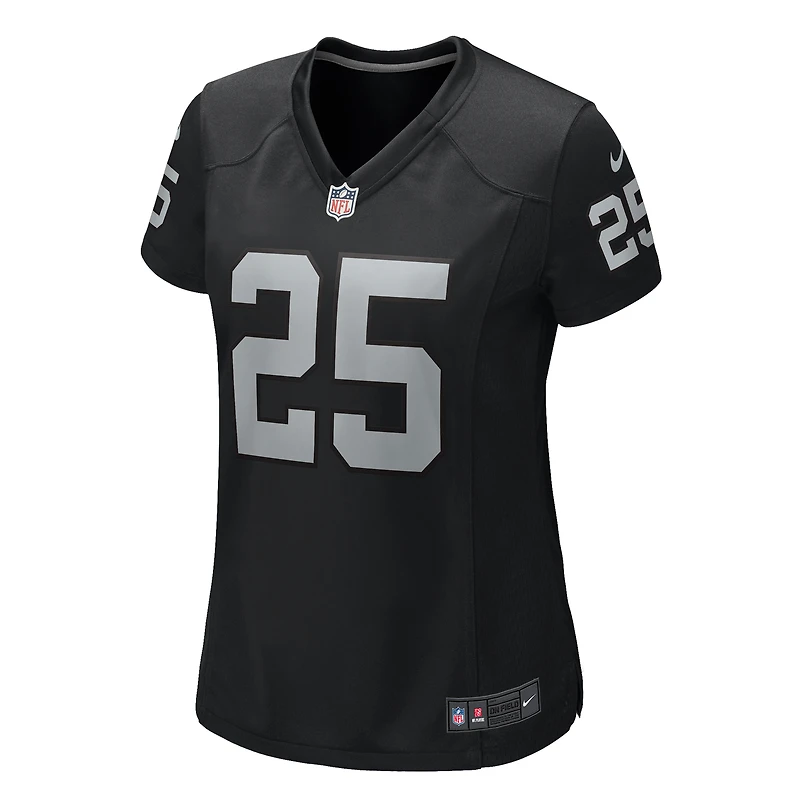 Women's Nike Decamerion Richardson Black Las Vegas Raiders Game Jersey