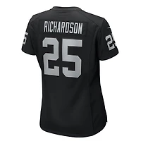 Women's Nike Decamerion Richardson  Black Las Vegas Raiders Game Jersey