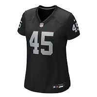 Women's Nike Devin White  Black Las Vegas Raiders Team Game Jersey