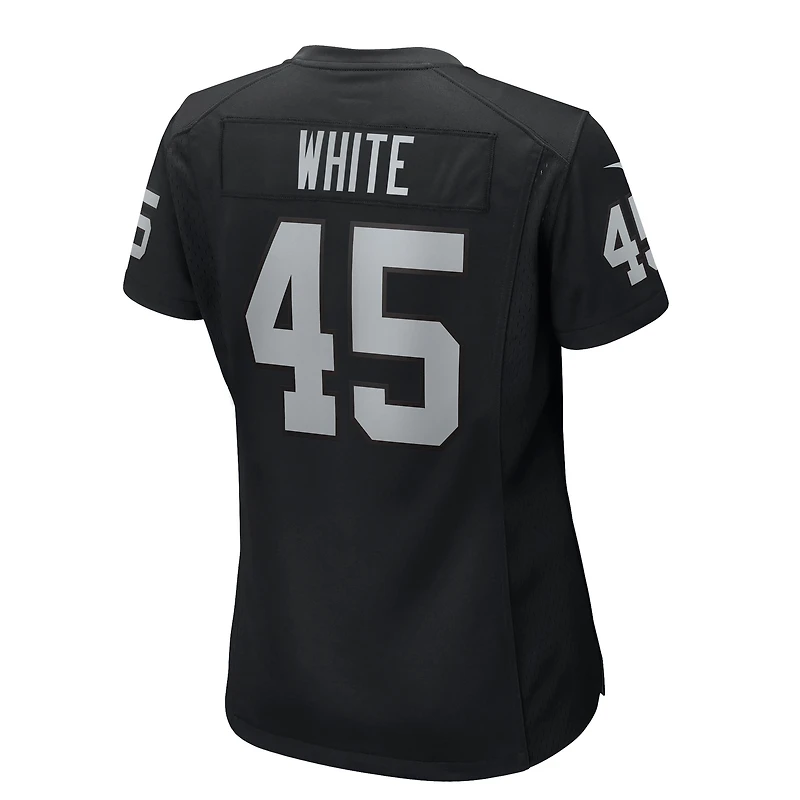 Women's Nike Devin White  Black Las Vegas Raiders Team Game Jersey