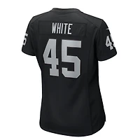 Women's Nike Devin White  Black Las Vegas Raiders Team Game Jersey