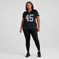 Women's Nike Devin White  Black Las Vegas Raiders Team Game Jersey