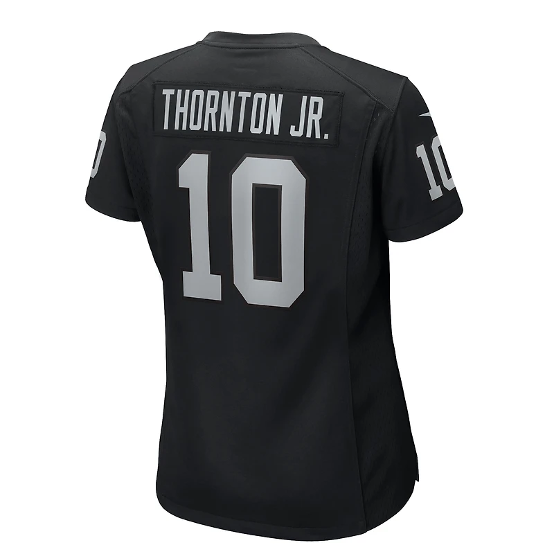 Women's Nike Dont'e Thornton Jr. Black Las Vegas Raiders Team Game Jersey