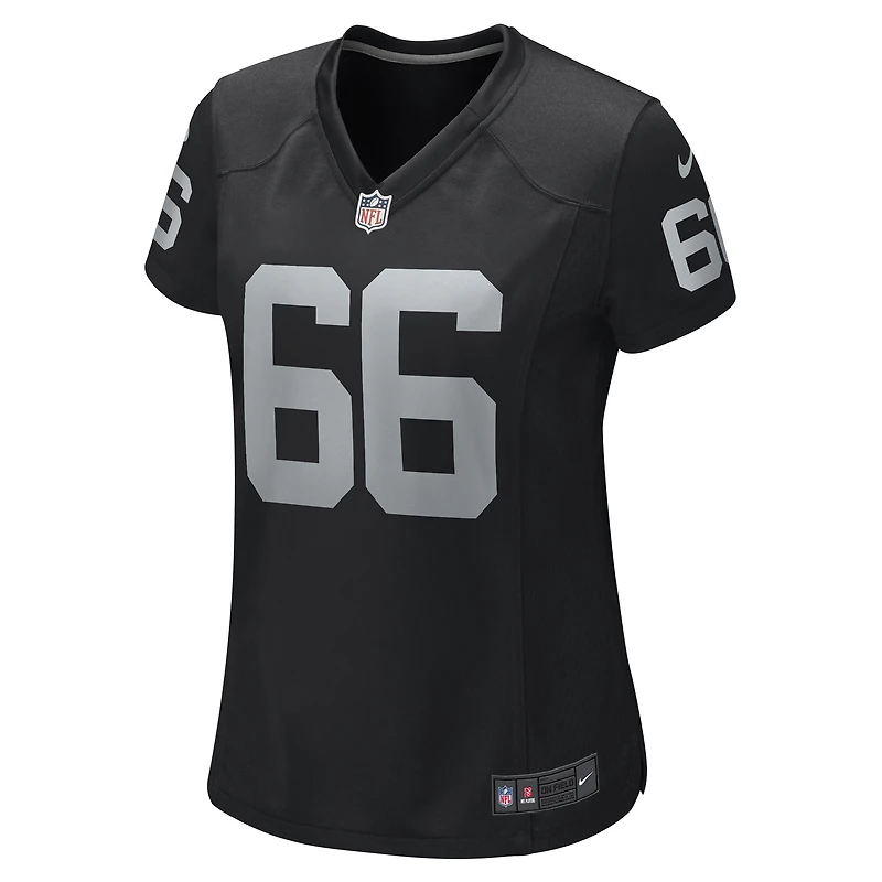 Maillot Nike Dylan Parham pour femme, noir, joueur de jeu des Las Vegas Raiders