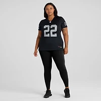 Maillot Nike Eric Stokes noir pour femme des Las Vegas Raiders
