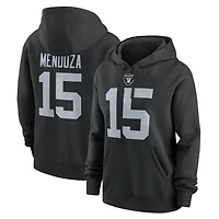 Women's Nike Fernando Mendoza Black Las Vegas Raiders Player Name & Number Fleece Hoodie